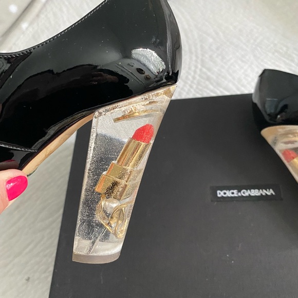 Dolce & Gabbana heals, state-of-the-art heal. One of a kind,cute black Maryjanes - Picture 12 of 16